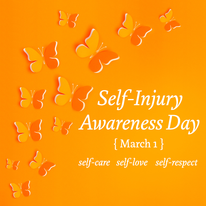 Butterfly - self injury awareness day